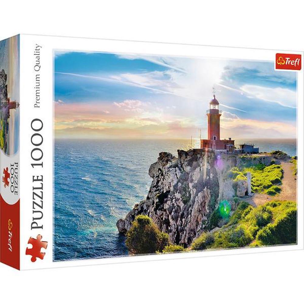 The Malagavi Lighthouse, Greec 100 Piece Jigsaw Puzzle