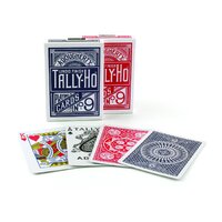 Tally-Ho Half Fan/Circle Playing Cards