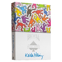 Bicycle Artist Series Keith Haring Red/Blue 2pk Boxed Set LIMITED SERIES