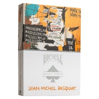 Bicycle Artist Series Jean-Michel Basquiat Red/Blue 2pk Boxed Set LIMITED SERIES