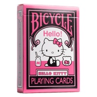 Bicycle Hello Kitty Black & Pink Playing Cards