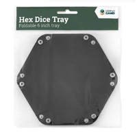 LPG Essentials Hex Dice Tray 6" Black