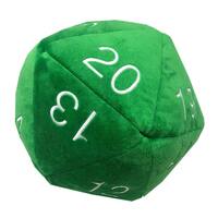 Ultra Pro: UP15234 Jumbo D20 Dice Plush Green and White