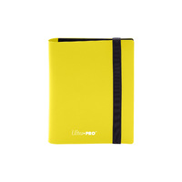 Ultra Pro: UP15371 2-Pocket Eclipse Lemon Yellow PRO-Binder