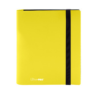 Ultra Pro: UP15383 4-Pocket Eclipse Lemon Yellow PRO-Binder