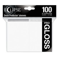 Ultra Pro: UP15600 Eclipse Gloss Standard Sleeves 100 pack Arctic White