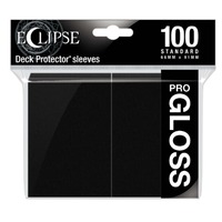 Ultra Pro: UP15601 Eclipse Gloss Standard Sleeves 100 pack Jet Black