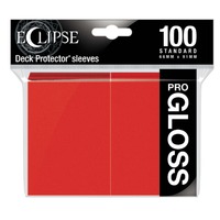 Ultra Pro: UP15604 Eclipse Gloss Standard Sleeves 100 pack Apple Red