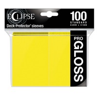 Ultra Pro: UP15608 Eclipse Gloss Standard Sleeves 100 pack Lemon Yellow