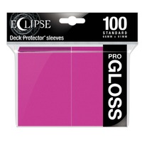 Ultra Pro: UP15609 Eclipse Gloss Standard Sleeves 100 pack Hot Pink