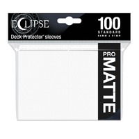 Ultra Pro: UP15612 Eclipse Matte Standard Sleeves 100 pack Arctic White