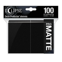 Ultra Pro: UP15613 Eclipse Matte Standard Sleeves 100 pack Jet Black