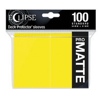 Ultra Pro: UP15620 Eclipse Matte Standard Sleeves 100 pack Lemon Yellow