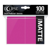 Ultra Pro: UP15621 Eclipse Matte Standard Sleeves 100 pack Hot Pink