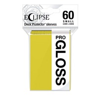 Ultra Pro: UP15632 Eclipse Gloss Small Sleeves 60 pack Lemon Yellow