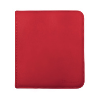 Ultra Pro: UP15743 Vivid 12-Pocket Zippered PRO-Binder: Red