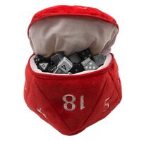 Ultra Pro: UP15757 D20 Plush Dice Bag Red