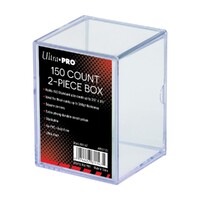 Ultra Pro: UP81147 2-Piece 150 Count Clear Card Storage Box