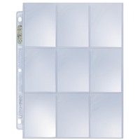 Ultra Pro: UP81320 9-Pocket Platinum Page for Standard Size Cards