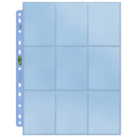 Ultra Pro: UP81442 9-Pocket Silver Series Page for Standard Size Cards