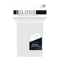 Ultra Pro: UP82962 PRO-Gloss 60ct Small Deck Protector sleeves: Clear