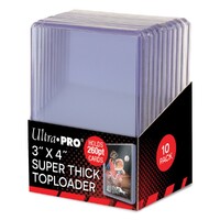 Ultra Pro: UP85238 3" x 4" Super Thick 260PT Toploader 10ct