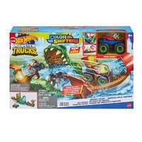 Hot Wheels - Monster Trucks - Color Shifters Swamp Chomp Playset (Wmt)