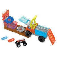 Hot Wheels - Monster Trucks - Arena Smashers: 5 Alarm'S Color Shifter Water Blast Smash Playset