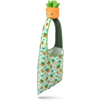 Tee Turtle - Plushie Tote Bag - Green Gardening Tote Bag and Green Succulent Plushie