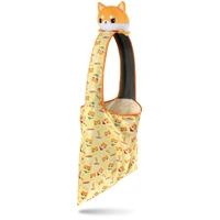 Tee Turtle - Plushie Tote Bag - Orange Ramen Tote Bag and Orange Shiba Inu Plushie