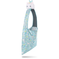 Tee Turtle - Plushie Tote Bag - Light Blue Angel Cats Tote Bag and White Angel Cat Plushie