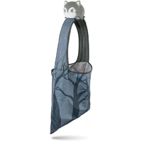 Tee Turtle - Plushie Tote Bag - Gray Forest Tote Bag and Light Gray Wolf Plushie