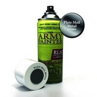 Army Painter Aerosol Spray Primer - Plate Mail Metal 400ml