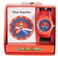 Time Teacher Watch Pack -  Super Mario Red/Blue