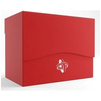 Gamegenic Side Holder Holds 80 Sleeves Deck Box Red