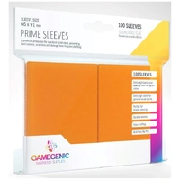 Gamegenic Prime Card Sleeves Orange (66mm x 91mm) (100 Sleeves Per Pack)