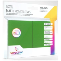 Gamegenic Matte Prime Card Sleeves Green (66mm x 91mm) (100 Sleeves Per Pack)