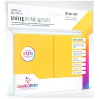 Gamegenic Matte Prime Card Sleeves Yellow (66mm x 91mm) (100 Sleeves Per Pack)