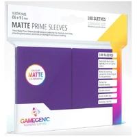 Gamegenic Matte Prime Card Sleeves Purple (66mm x 91mm) (100 Sleeves Per Pack)