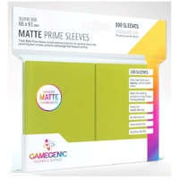 Gamegenic Matte Prime Card Sleeves Lime (66mm x 91mm) (100 Sleeves Per Pack)