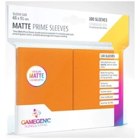 Gamegenic Matte Prime Card Sleeves Orange (66mm x 91mm) (100 Sleeves Per Pack)