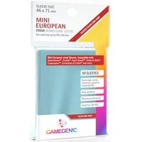 Gamegenic Prime Board Game Sleeves - Size Code RUBY - Mini European-Sized (46mm x 71mm) (50 Sleeves Per Pack)