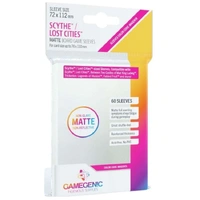 Gamegenic Matte Board Game Sleeves - Scythe/Lost Cities (72mm x 112mm) (60 Sleeves Per Pack)