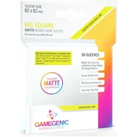 Gamegenic Matte Board Game Sleeves - Size Code LIME - Big Square Sized/Werewolves/Jungle Speed (82mm x 82mm) (50 Sleeves Per Pack)