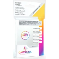 Gamegenic Matte Board Game Sleeves - Size Code GRAY - Standard Size (66mm x 91mm) (50 Sleeves Per Pack)