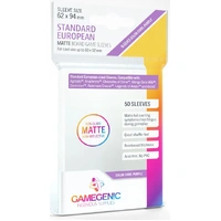 Gamegenic Matte Board Game Sleeves - Size Code PURPLE - Standard European Sized (62mm x 94mm) (50 Sleeves Per Pack)