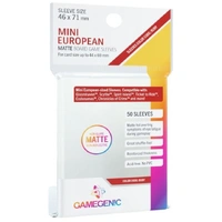 Gamegenic Matte Board Game Sleeves - Size Code RUBY - Mini European Sized (46mm x 71mm) (50 Sleeves Per Pack)