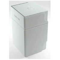 Gamegenic Watchtower Holds 100 Sleeves Convertible Deck Box White