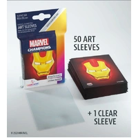 Gamegenic Marvel Champions Art Sleeves - Iron Man (66mm x 91mm) (50 Sleeves)