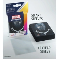 Gamegenic Marvel Champions Art Sleeves - Black Panther (66mm x 91mm) (50 Sleeves)